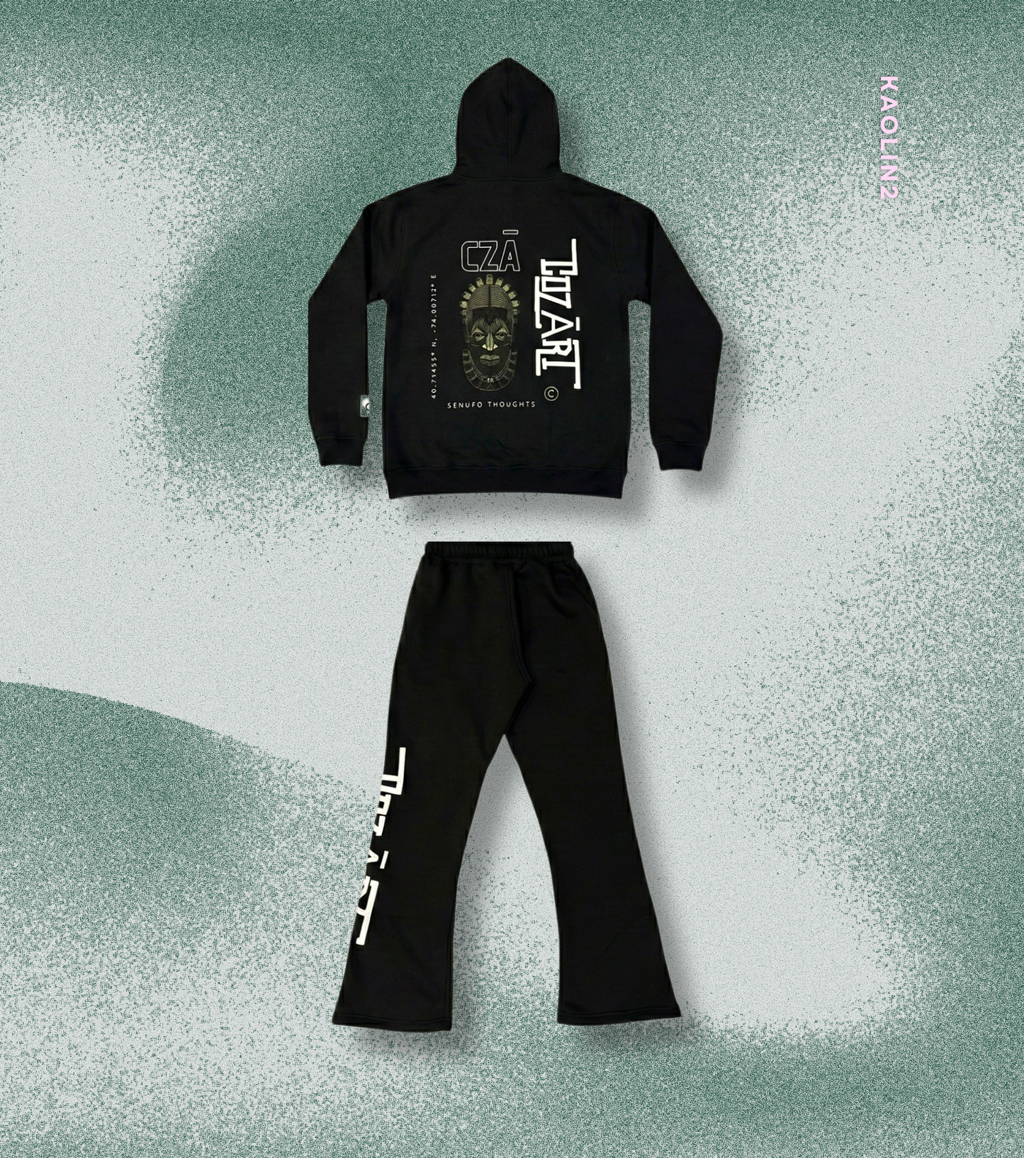 KAOLIN2 Black Sweatsuit