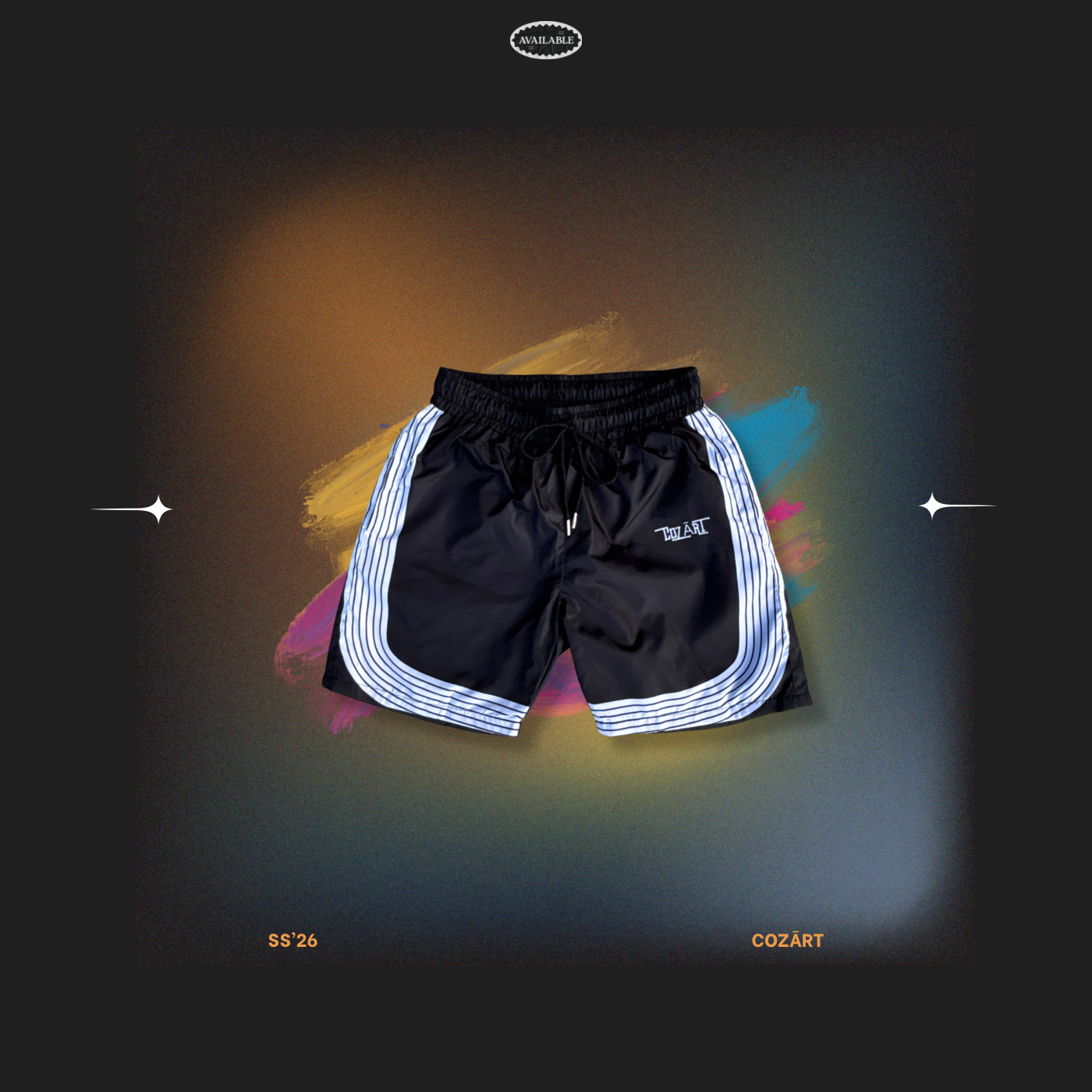 Lumière Black Boxy Fit Zip Solid Colour Blocked Short Sleeve Nylon Shirt And Short 2 Piece Set