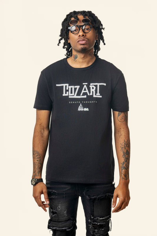 Black short sleeve tee