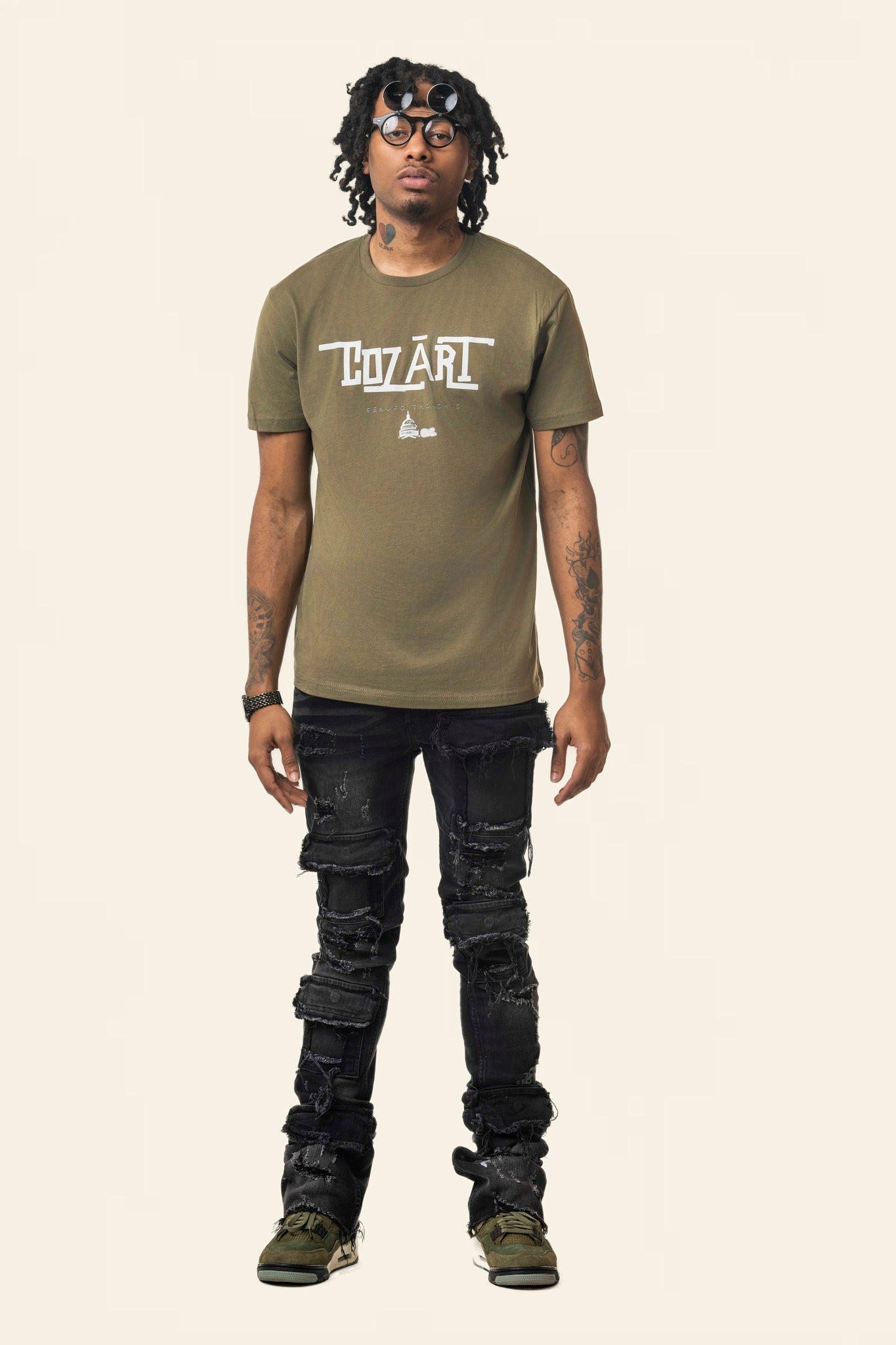 Army Green short sleeve tee